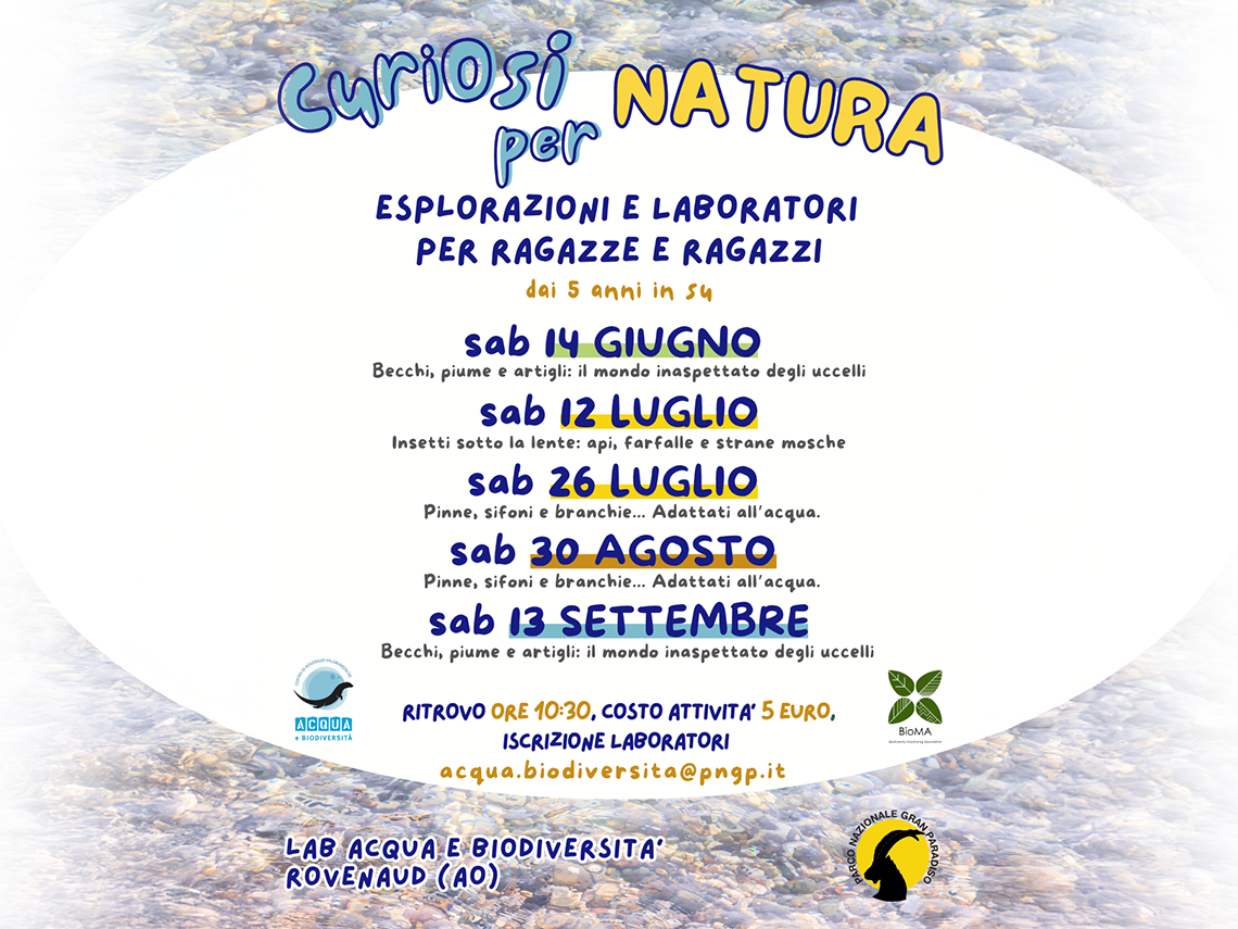 immagine per Curiosi per natura - LAB Acqua e Biodiversità